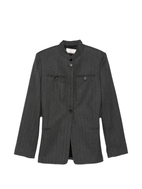 LITKOVSKA button-up layered-back jacket