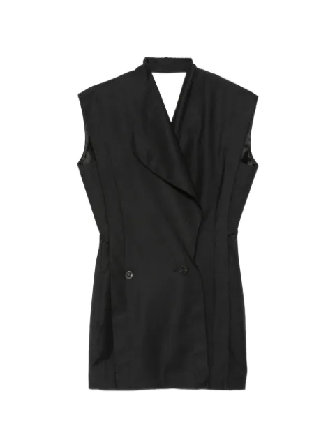 LITKOVSKA double-breasted sleeveless jacket