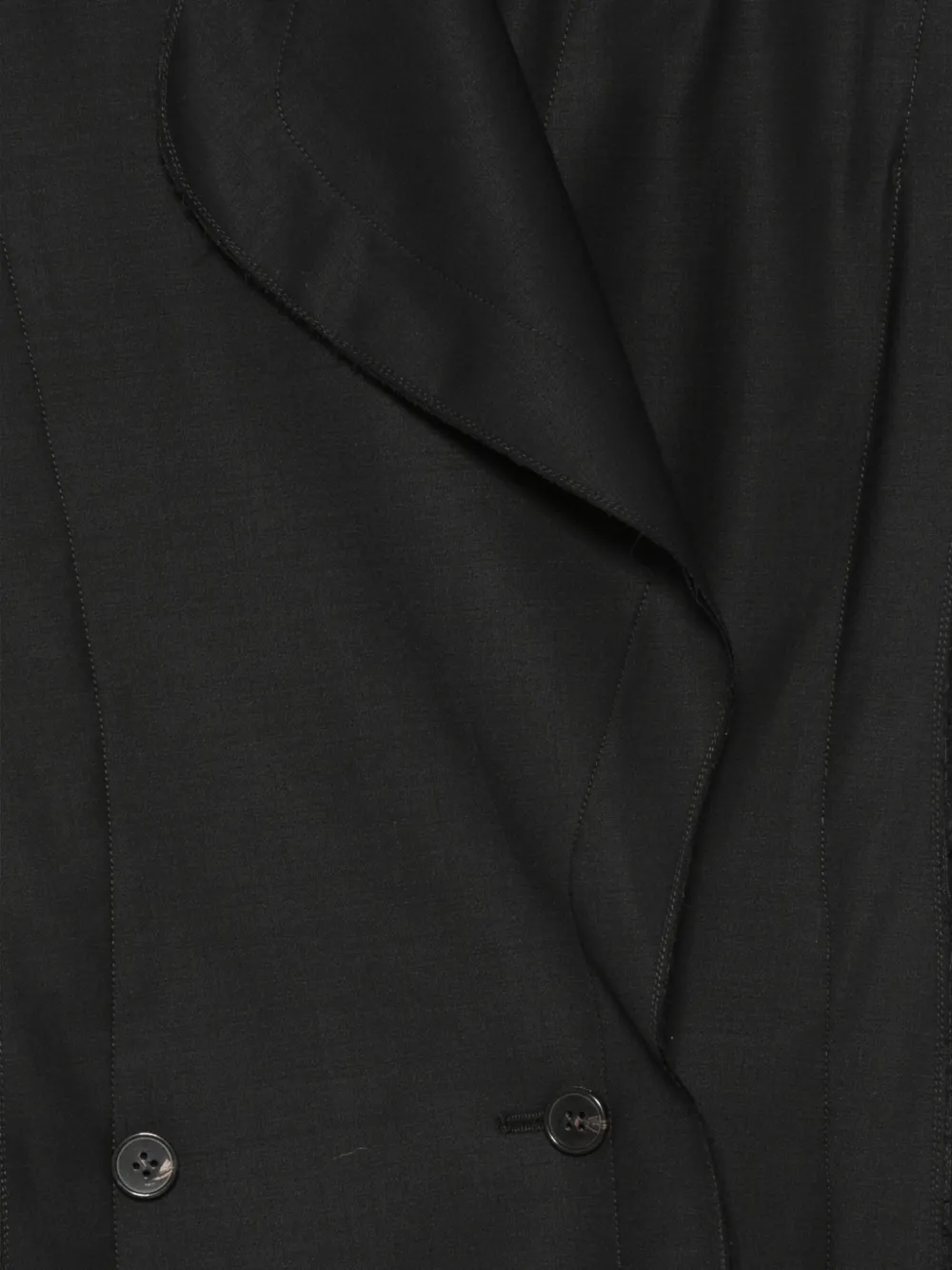 Litkovska Double-breasted Sleeveless Jacket In Black