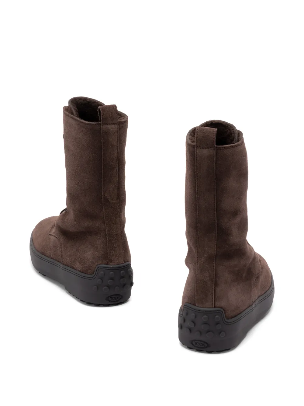 Tod's Winter Gommino suède enkellaarzen Bruin