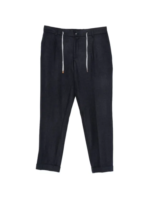 Arte Antwerp Roma drawstring wool trousers