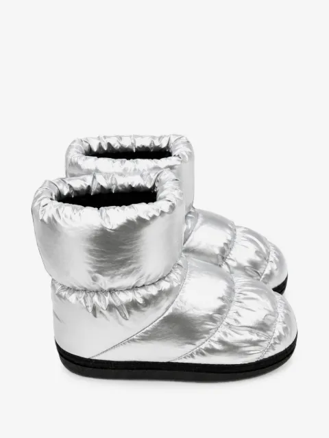 MM6 Maison Margiela Kids 퀼팅 로고 패치 스노우 부츠