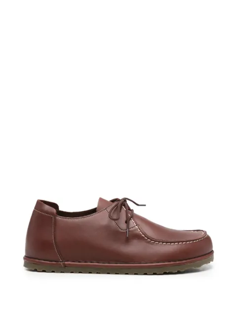Birkenstock Utti Lace contrast-stitch leather sneakers