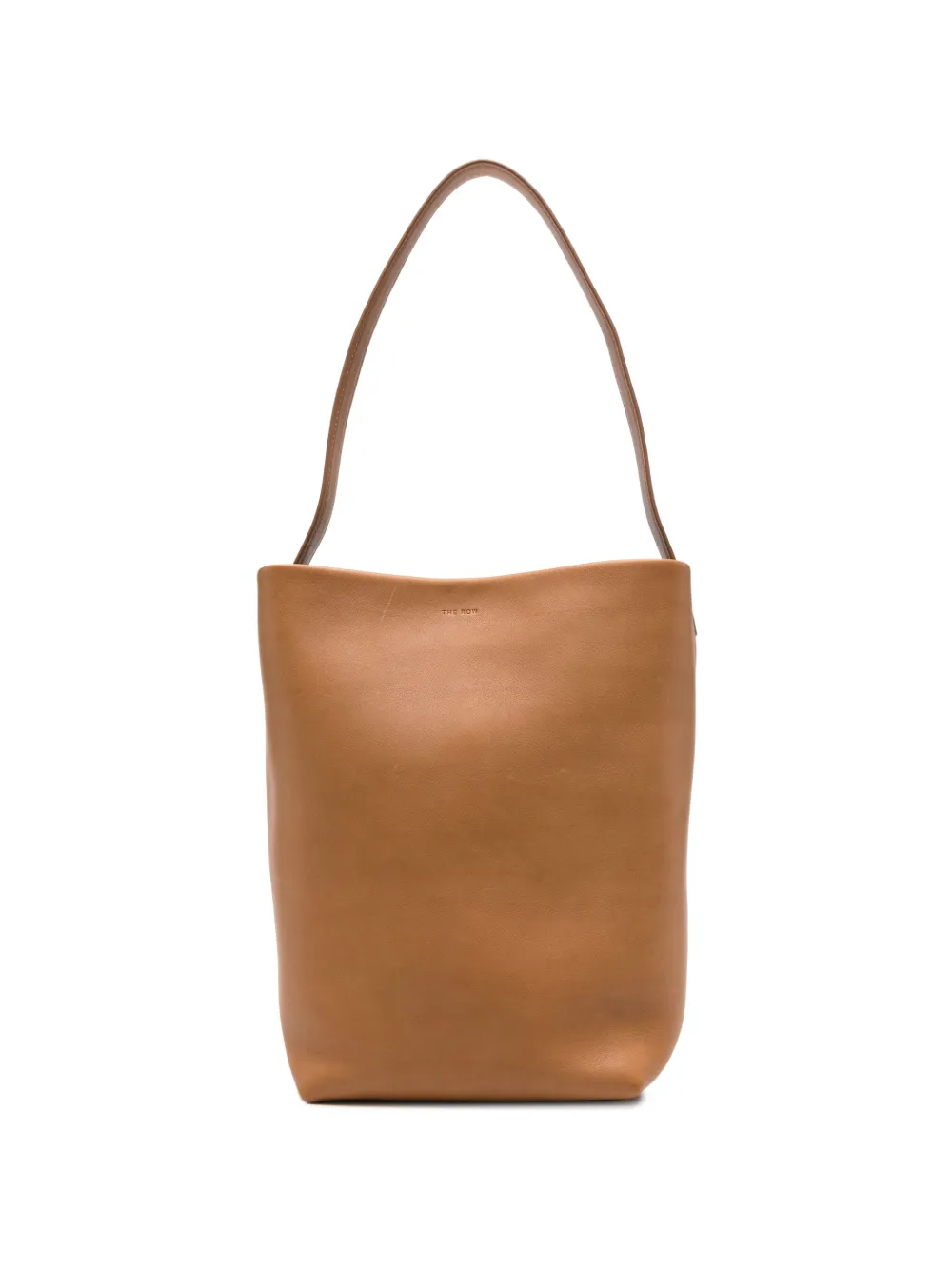 Pre-owned The Row Park Leather Bucket Bag In Neutrals