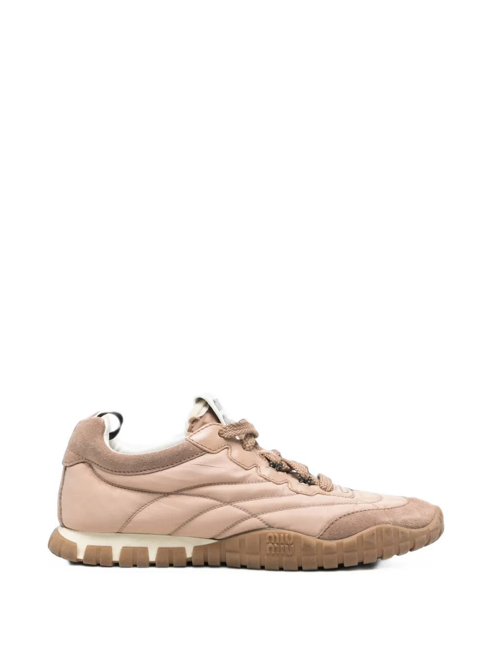 Pre-owned Miu Miu Tyre Sneakers In Pink