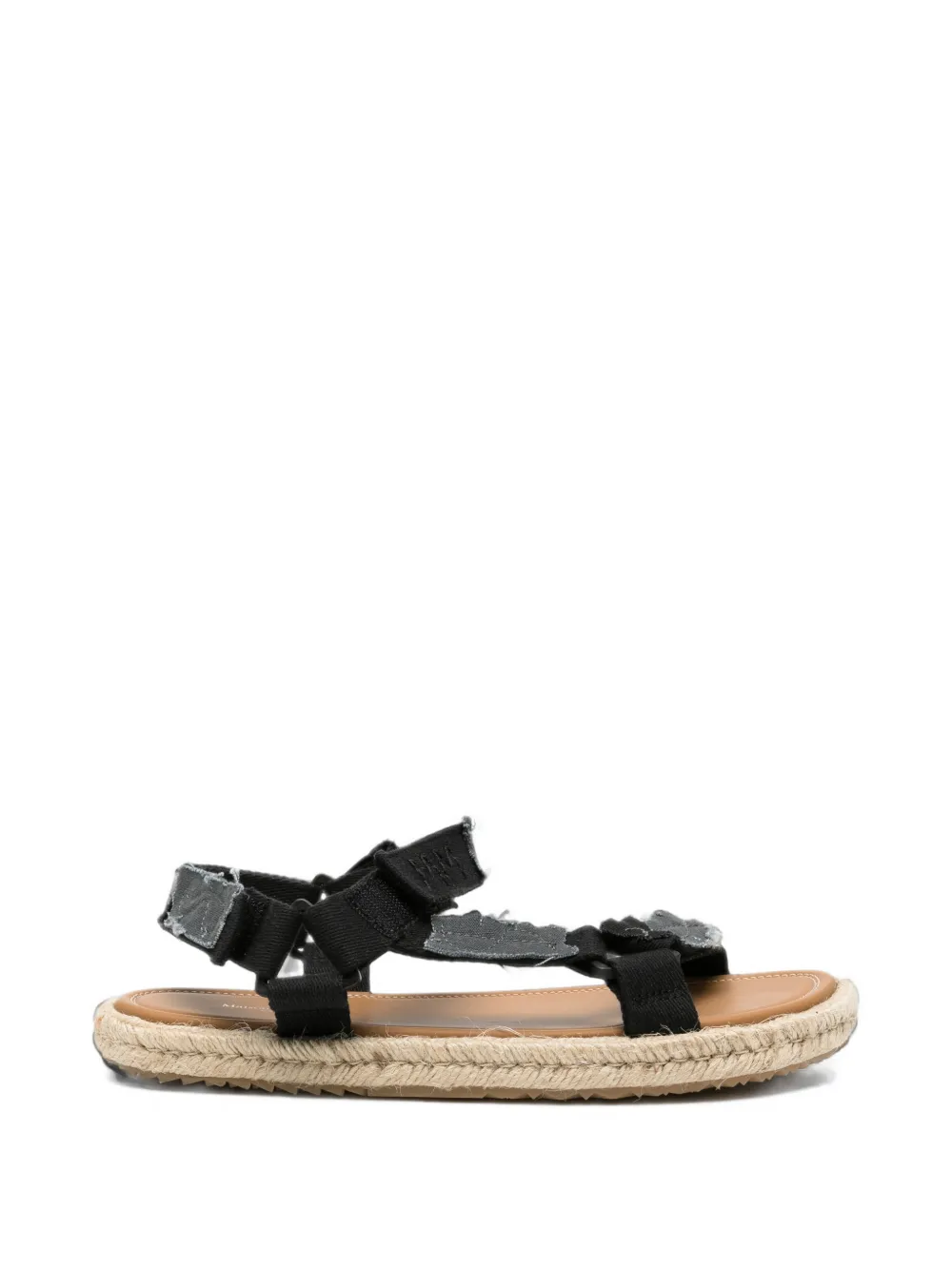 Pre-owned Maison Margiela Patchwork-design Sandals In Black