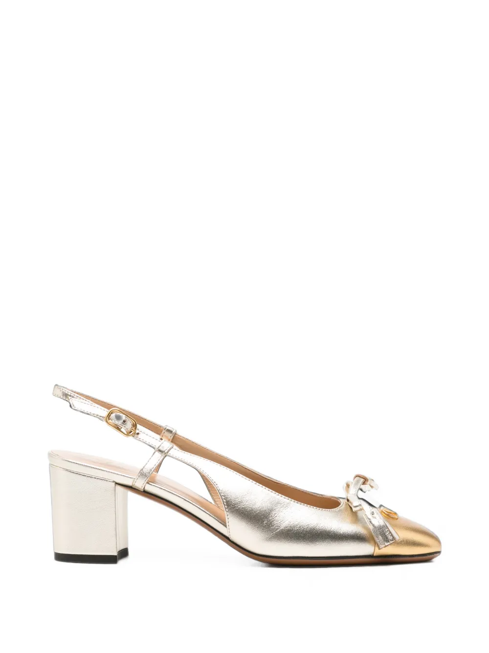 Valentino Garavani Pre-Owned VLogo Pumps mit Schleife - Gold