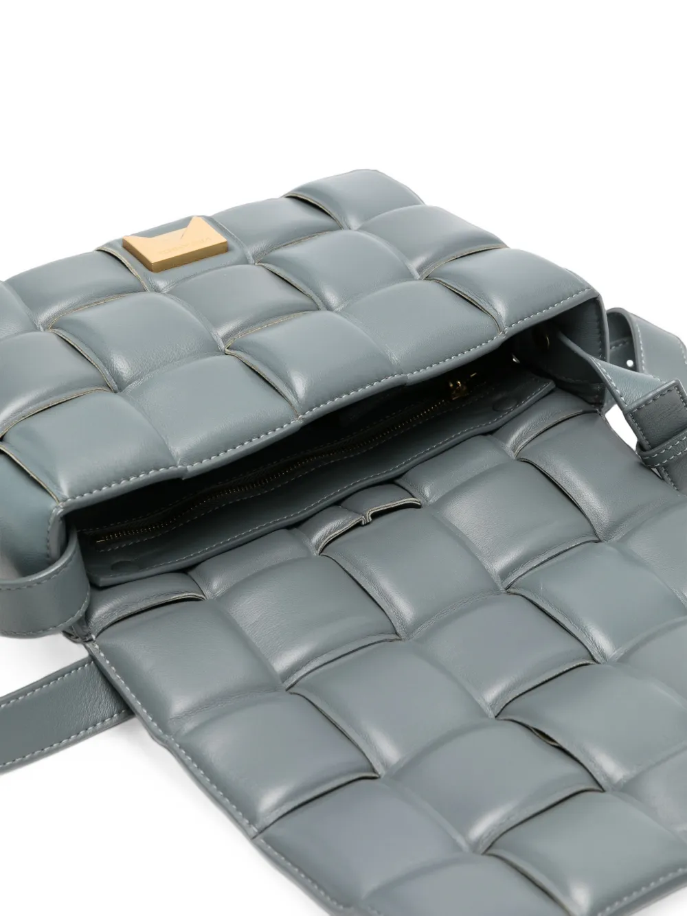 Bottega Veneta Pre-Owned 2010s Cassette Intrecciato schoudertas Grijs
