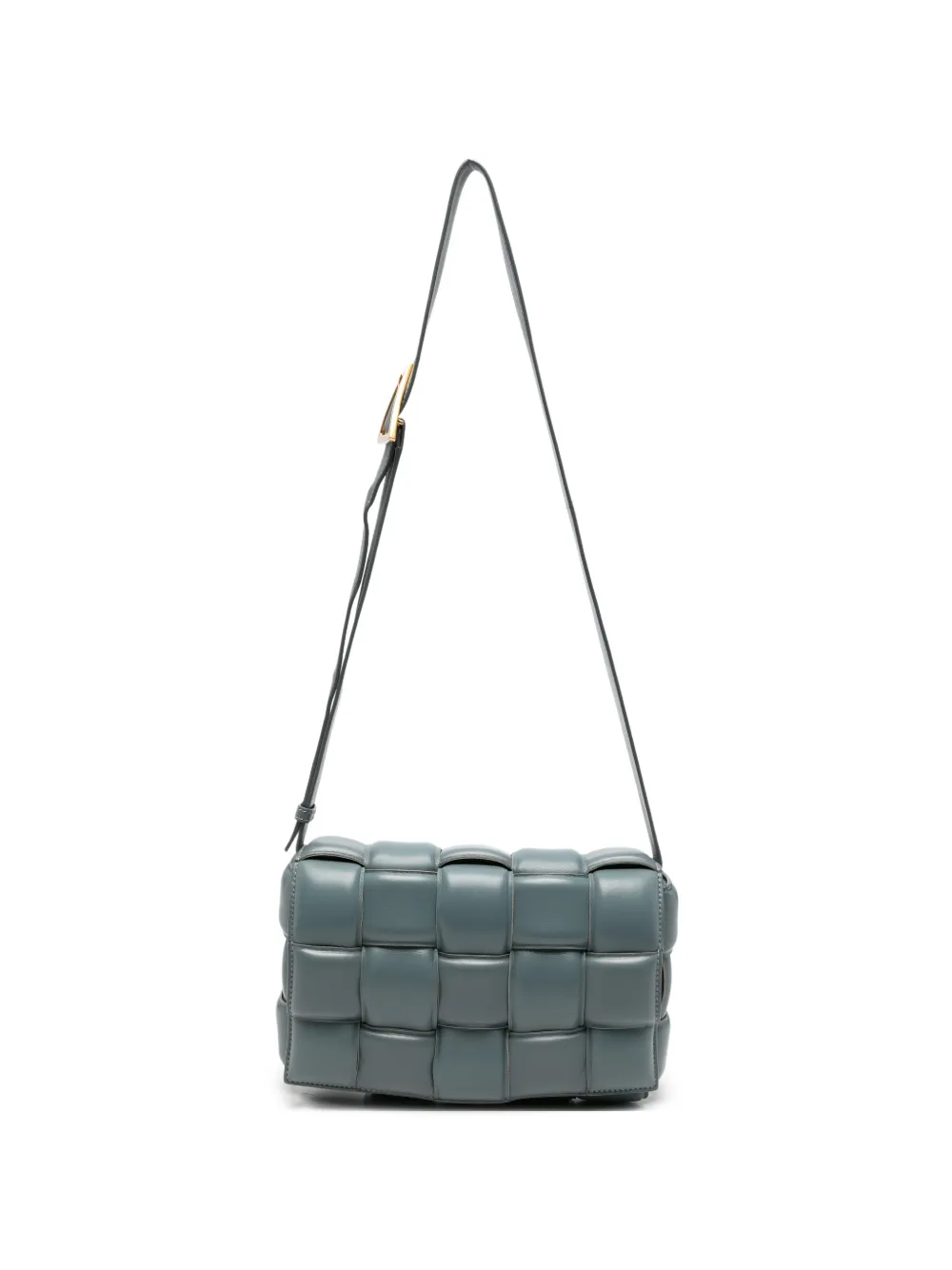 Bottega Veneta Pre-Owned 2010s Cassette Intrecciato Schultertasche - Grau
