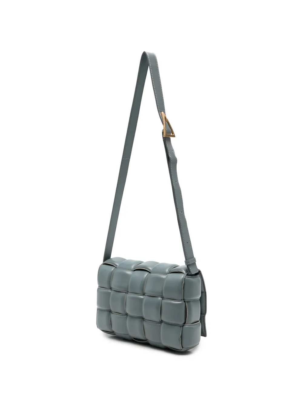 Bottega Veneta Pre-Owned 2010s Cassette Intrecciato schoudertas Grijs