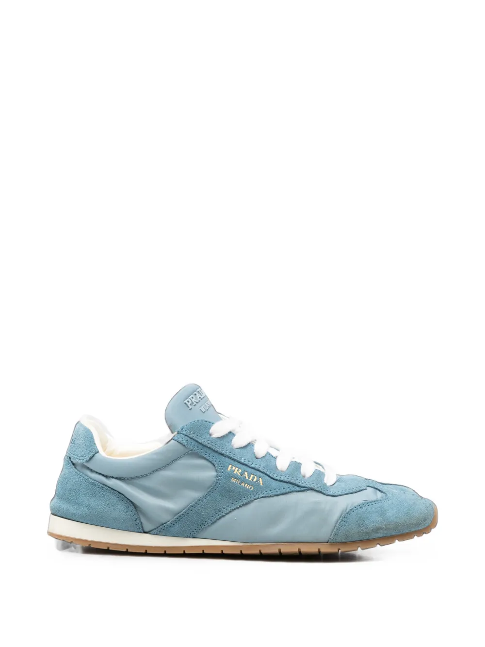 Prada Pre-Owned Sneakers in pelle scamosciata - Blu
