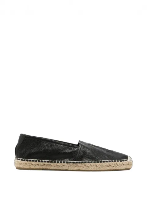 Saint Laurent Pre-Owned embroidered-logo espadrilles