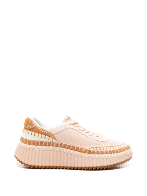 Chloé Pre-Owned baskets lacées à plateforme