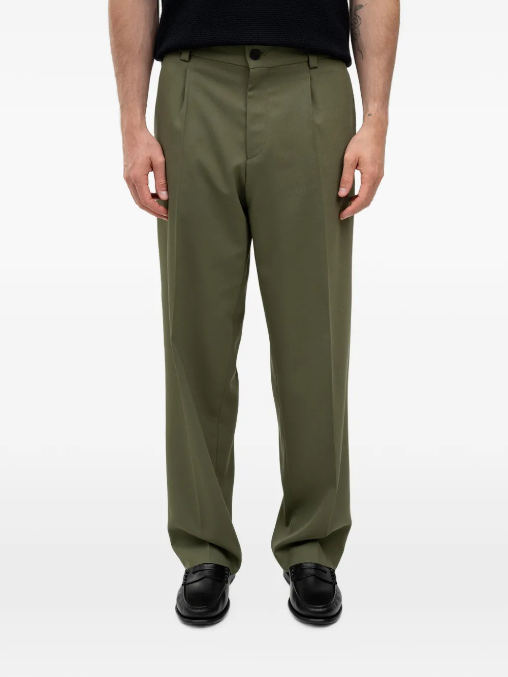 HUGO Modern-fit broek Groen