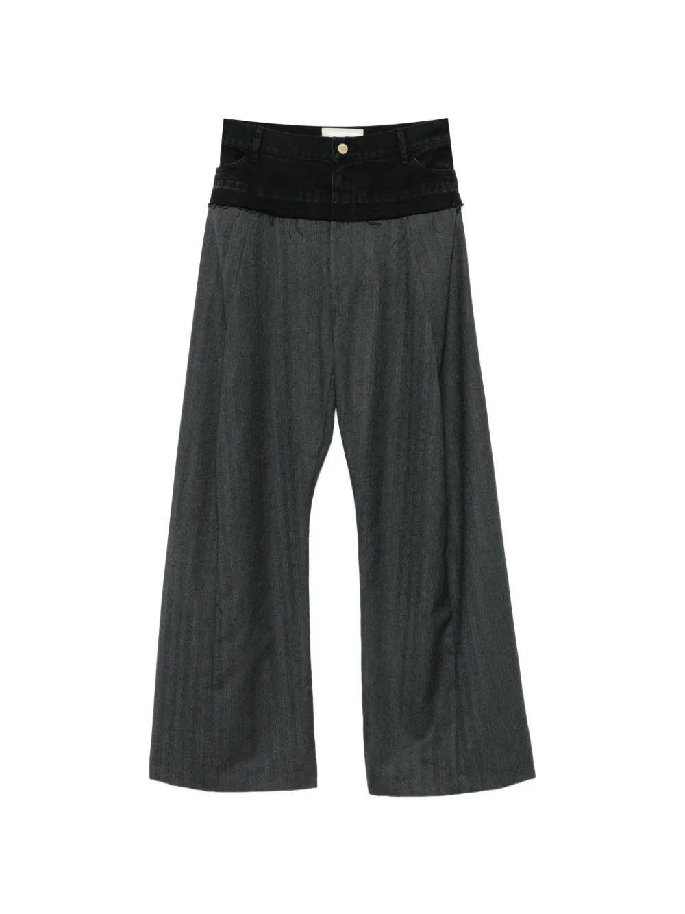 LITKOVSKA layered-design trousers