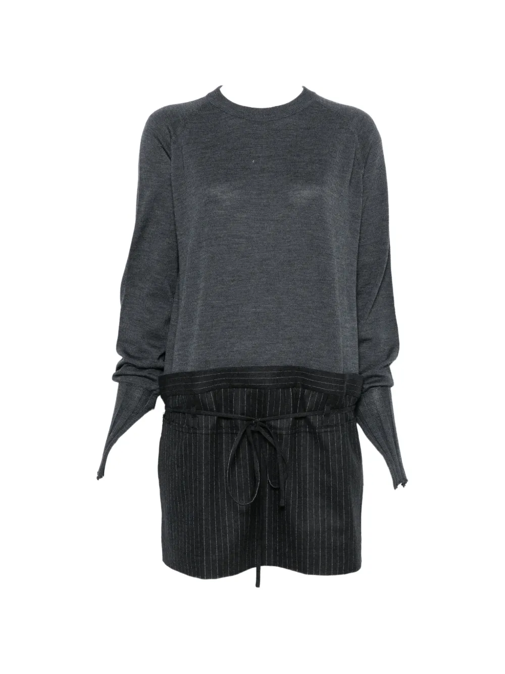 Litkovska Raglan-sleeve Sweater In Grau