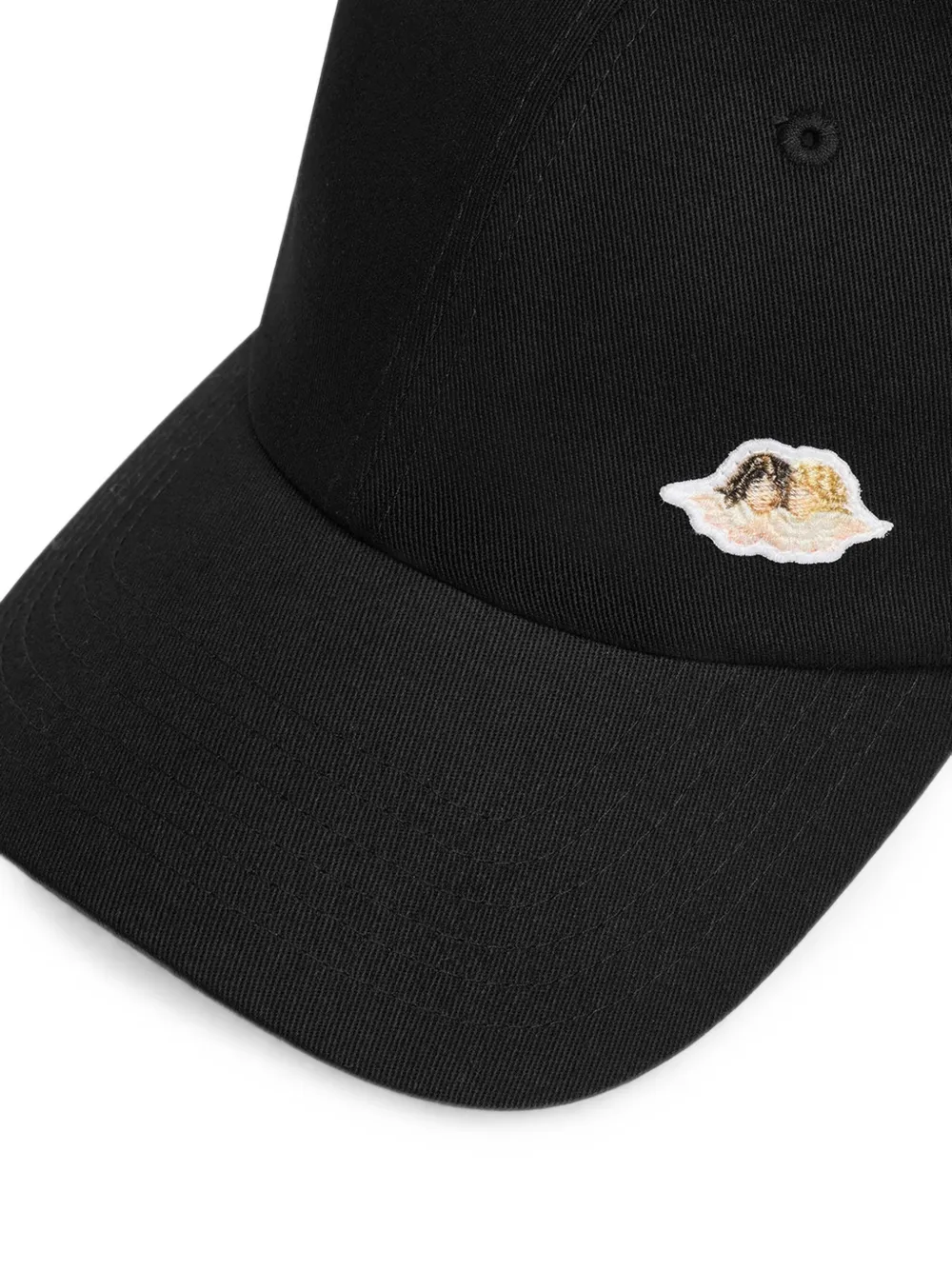 Fiorucci Honkbalpet met Angels-patch Zwart
