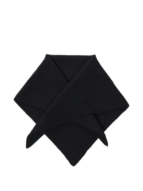 Studio Nicholson Isos ribbed-knit triangular scarf
