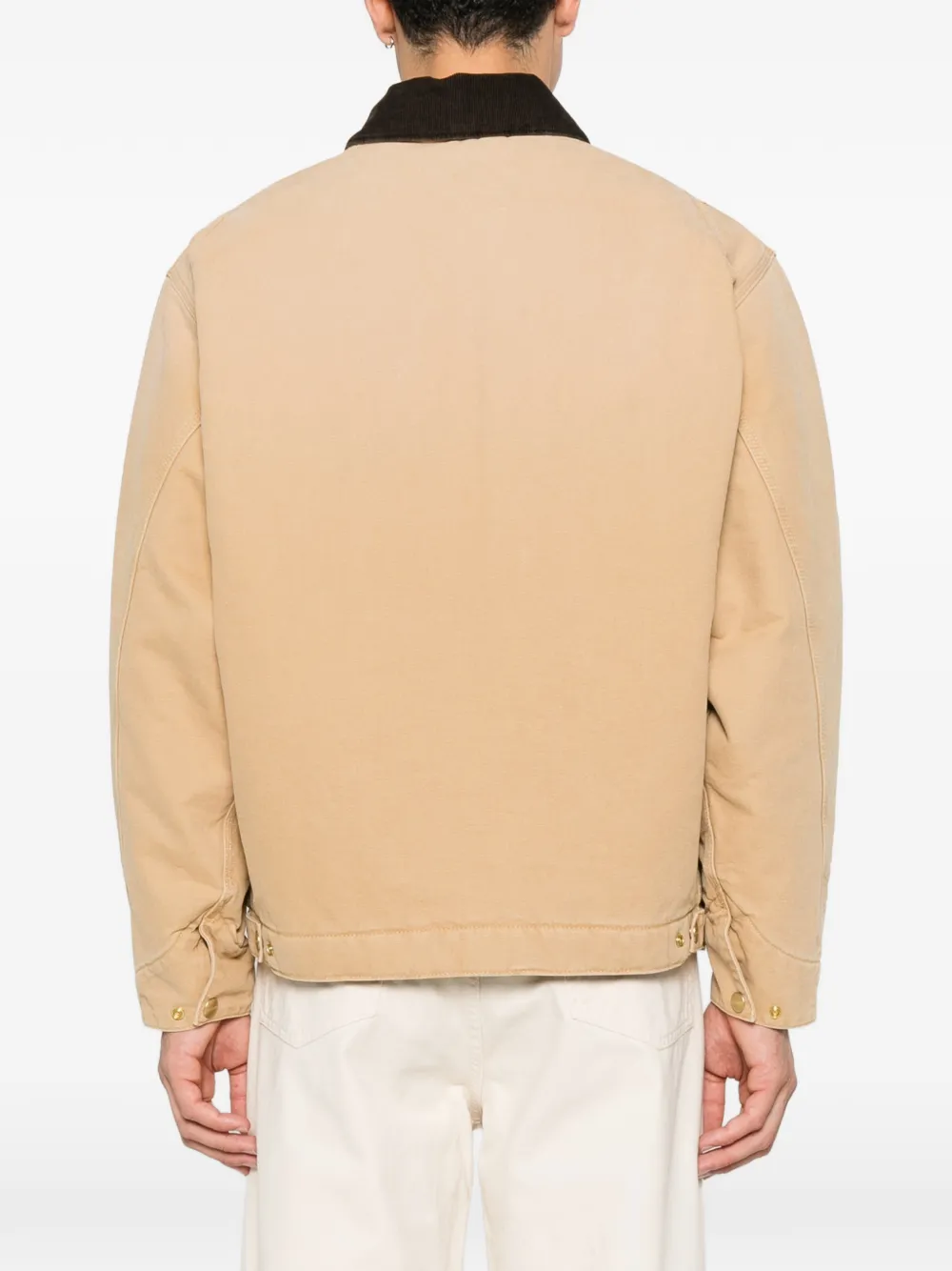 Carhartt WIP OG Detroit shirtjack met rits Beige
