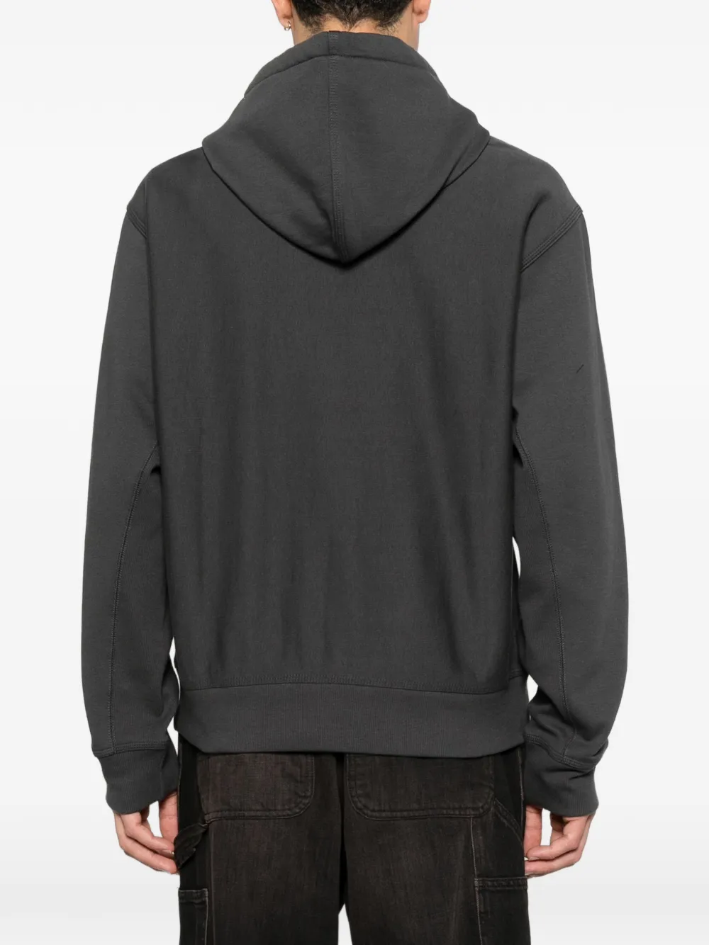 Carhartt WIP American Script hoodie met geborduurd logo Grijs