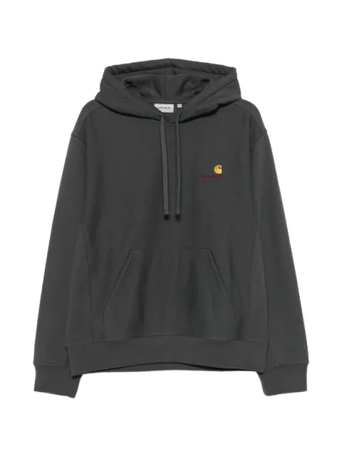 Carhartt WIP Felpa American Script con logo e cappuccio