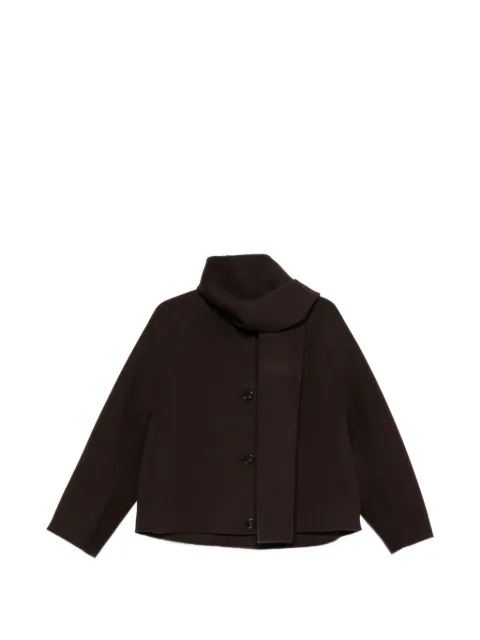 'S Max Mara Kate button-up scarf-detail jacket
