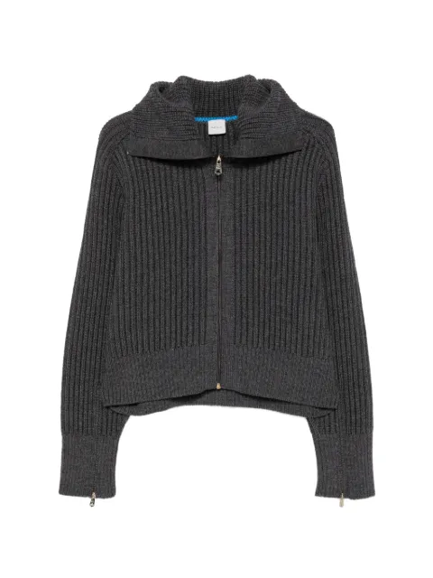 Paul Smith ribbed-knit zip-up sweater