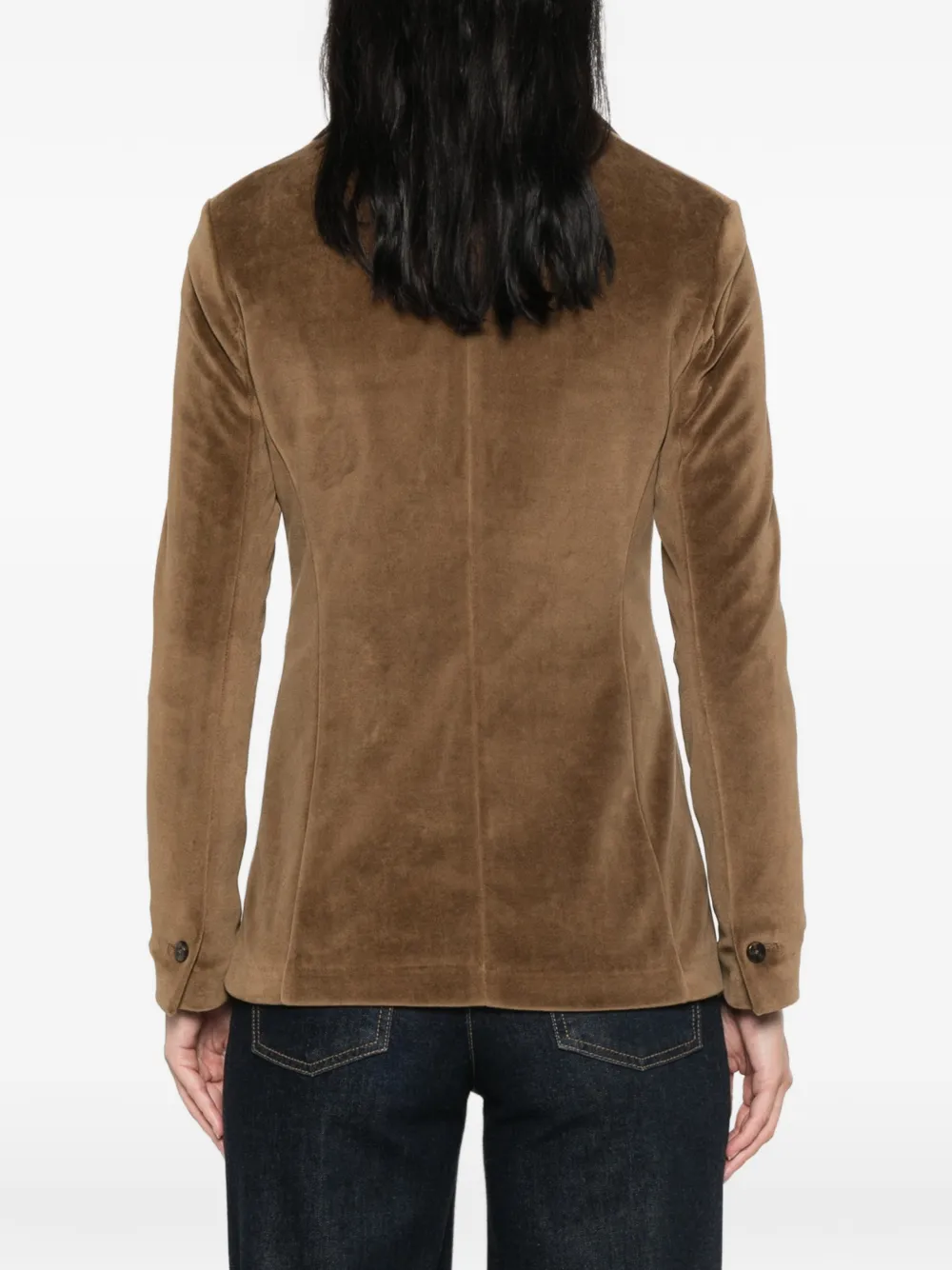 Circolo 1901 Blazer met enkele rij knopen Bruin