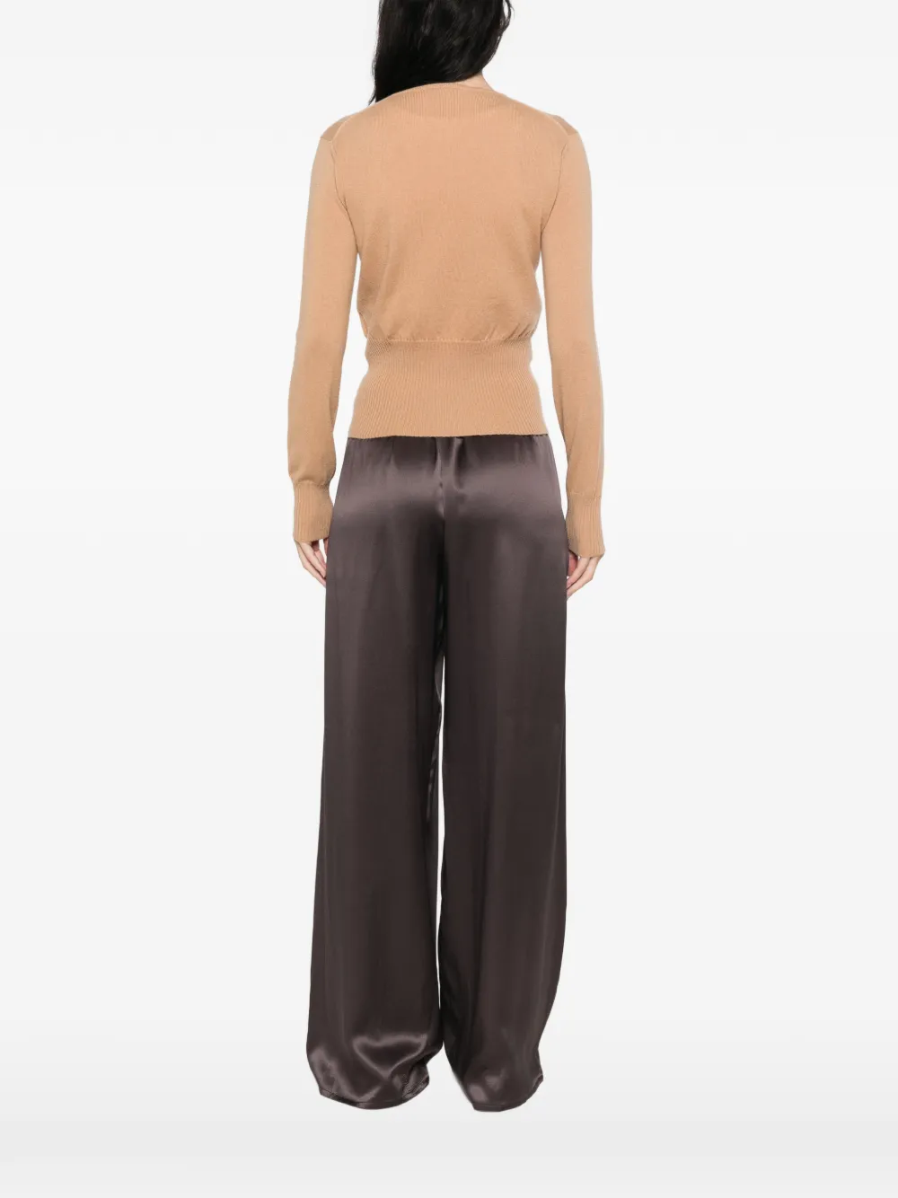 Max Mara Ribgebreide trui Beige
