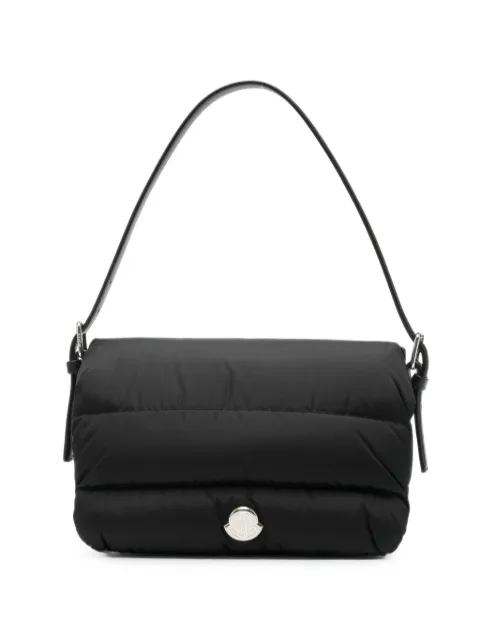 Moncler Caradoc quilted leather-trim shoulder bag