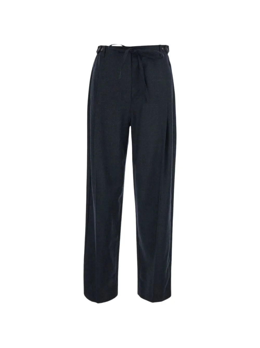 Tela pleated tie-waist trousers