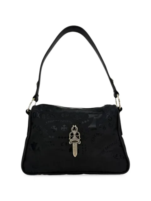Chrome Hearts stencil-print dagger-pendant tote bag