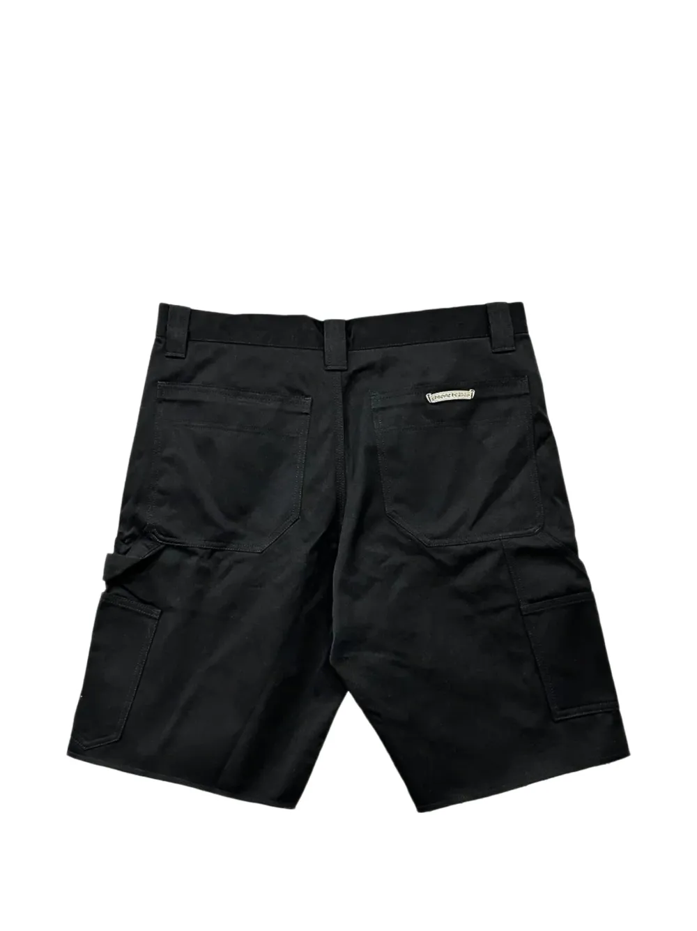 Chrome Hearts Carpenter shorts met dubbele kniestukken Zwart