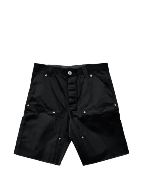 Chrome Hearts double-knee carpenter shorts