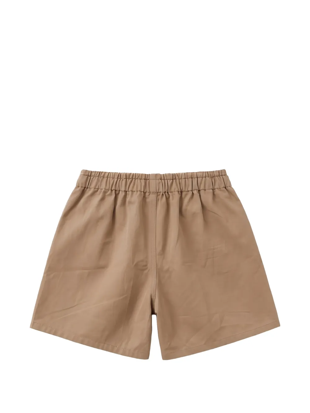 Versace Kids elasticated-waist cotton shorts Beige