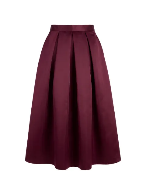 Lunatica Milano Duchesse pleated midi skirt