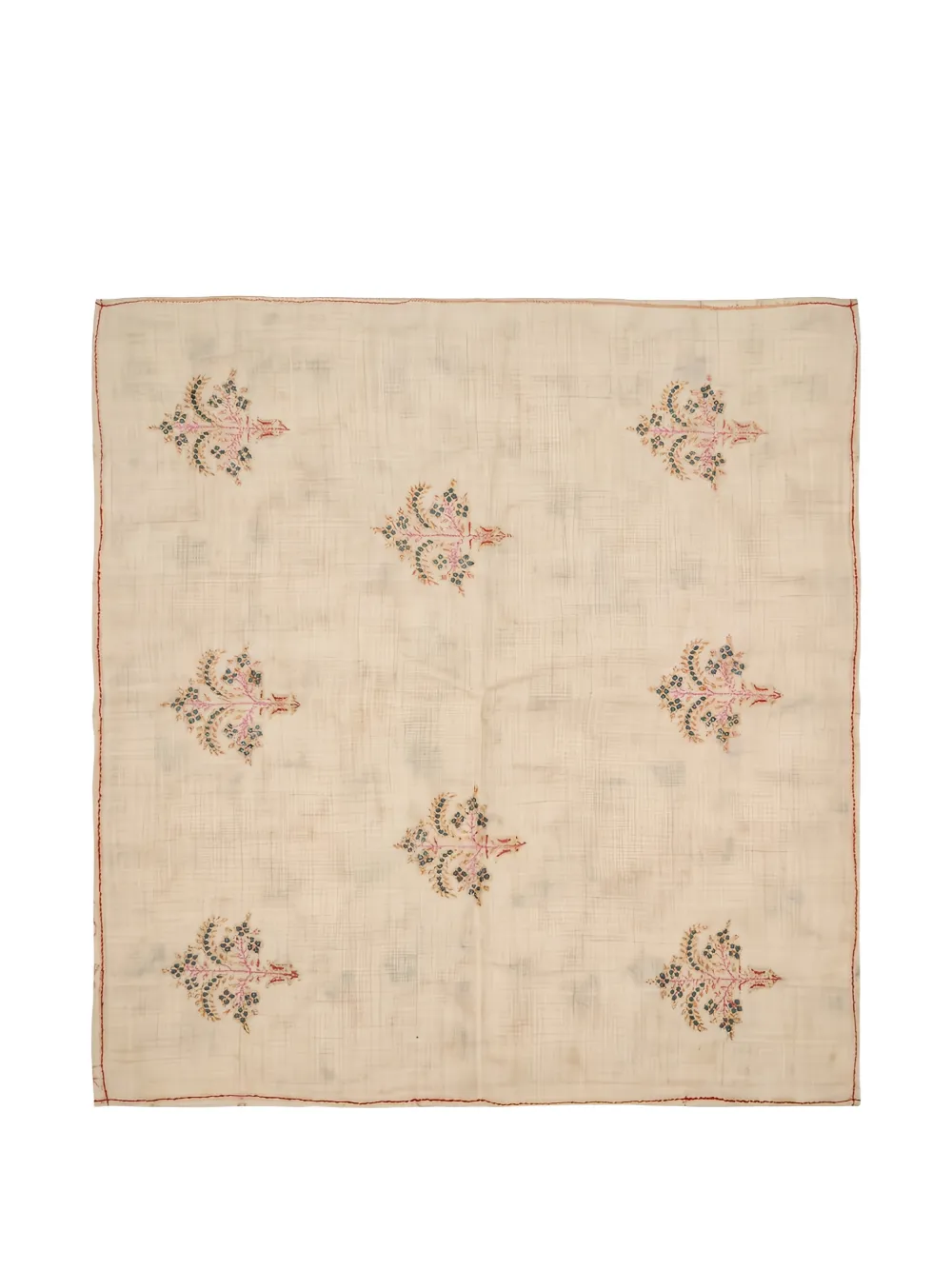 Fedeli Kani embroidered scarf Beige
