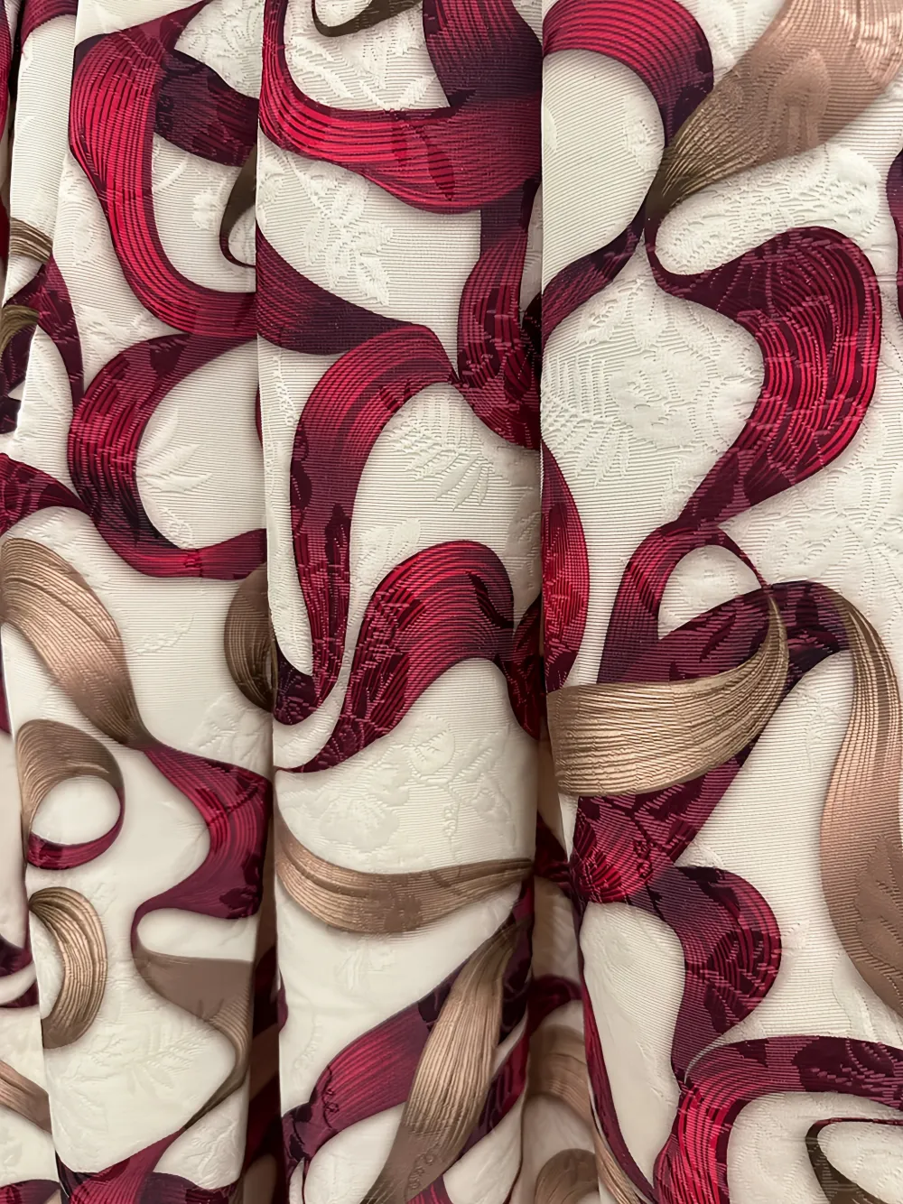 Lunatica Milano Cascade midi-plooirok met jacquard Beige