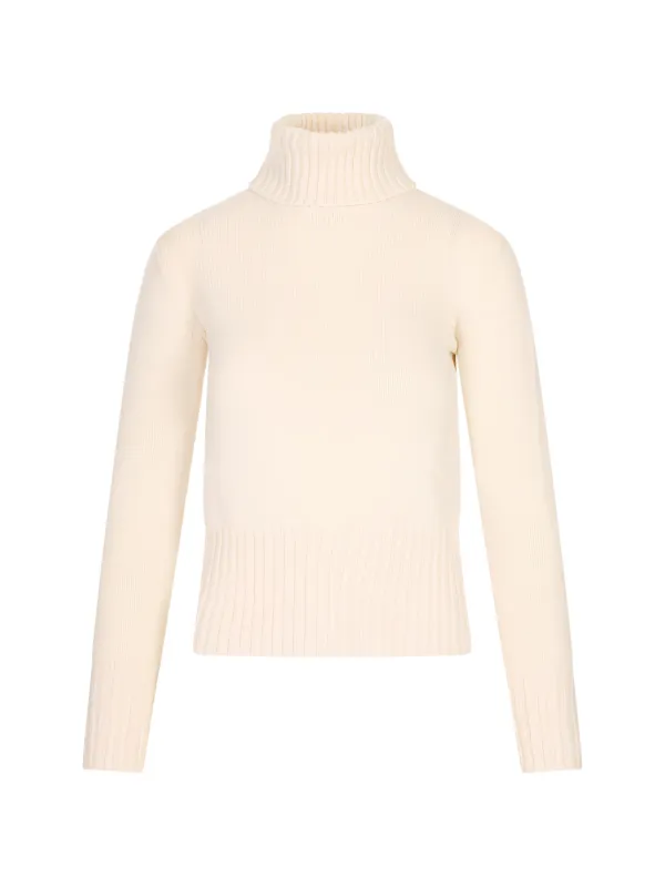 Fedeli Derby Edera Cashmere Sweater in White