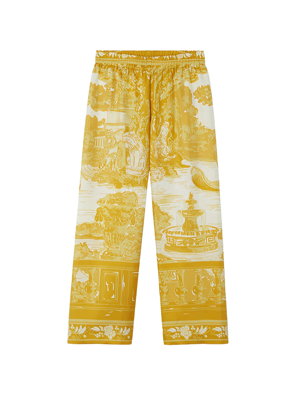 Versace Kids Pantaloni The Grotto Gold - Giallo