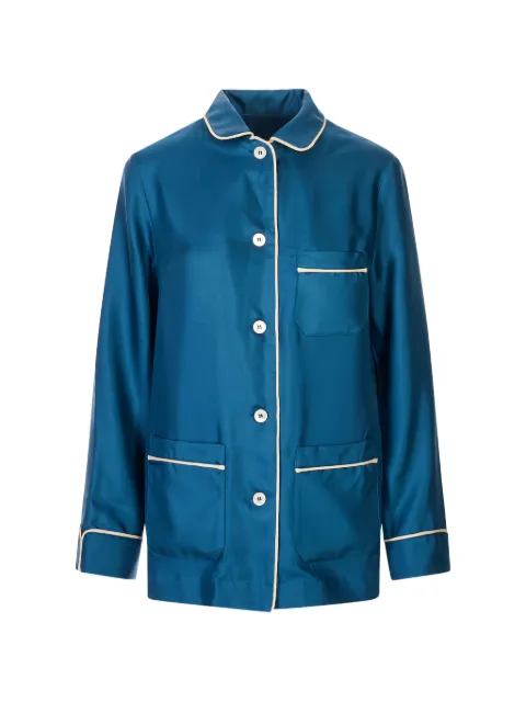 F.R.S For Restless Sleepers Ceto contrast-piping shirt