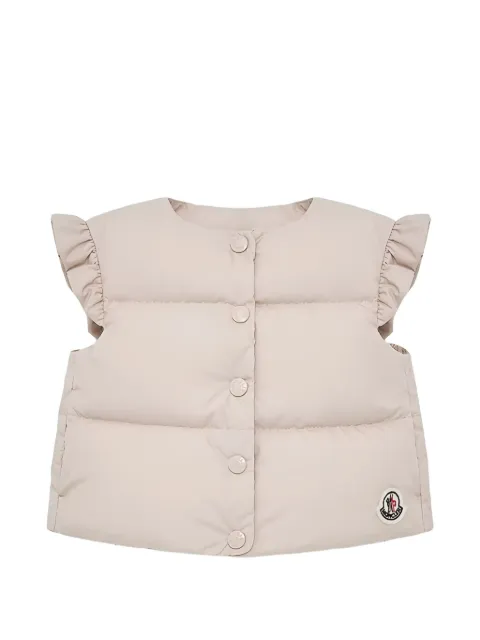 Moncler Enfant Olivia ruffle-trimmed padded gilet