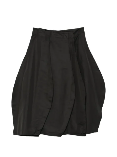 LITKOVSKA layered-panel balloon midi skirt