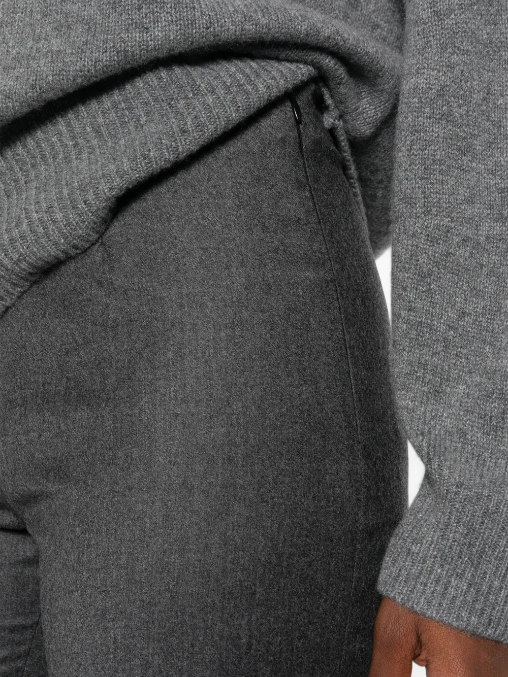 Berwich Matilda cropped broek Grijs