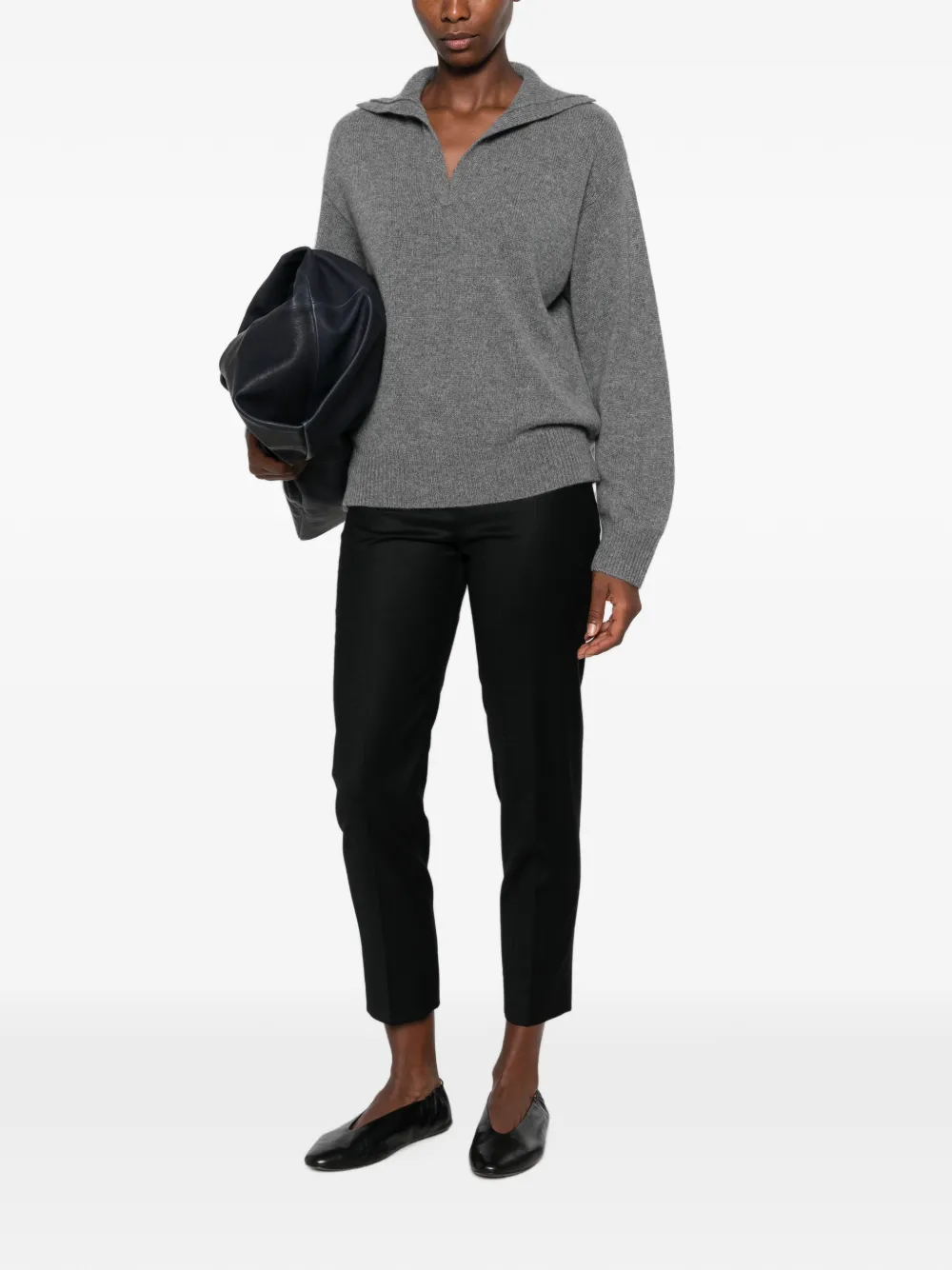 Berwich Cropped broek Zwart