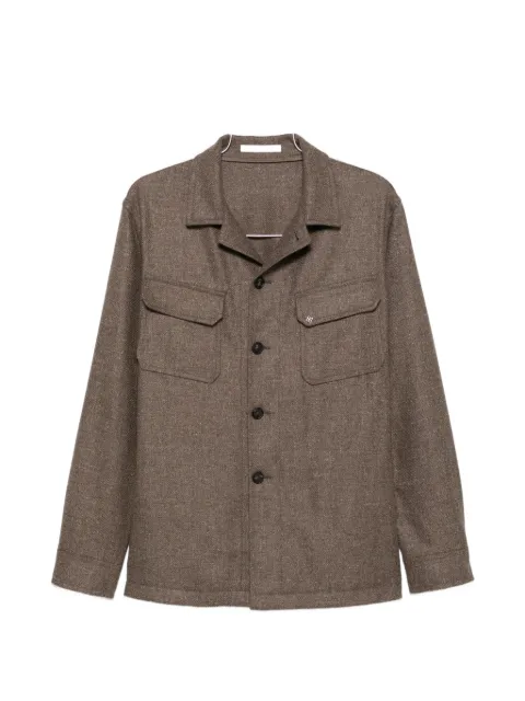 Tagliatore button-up wool jacket