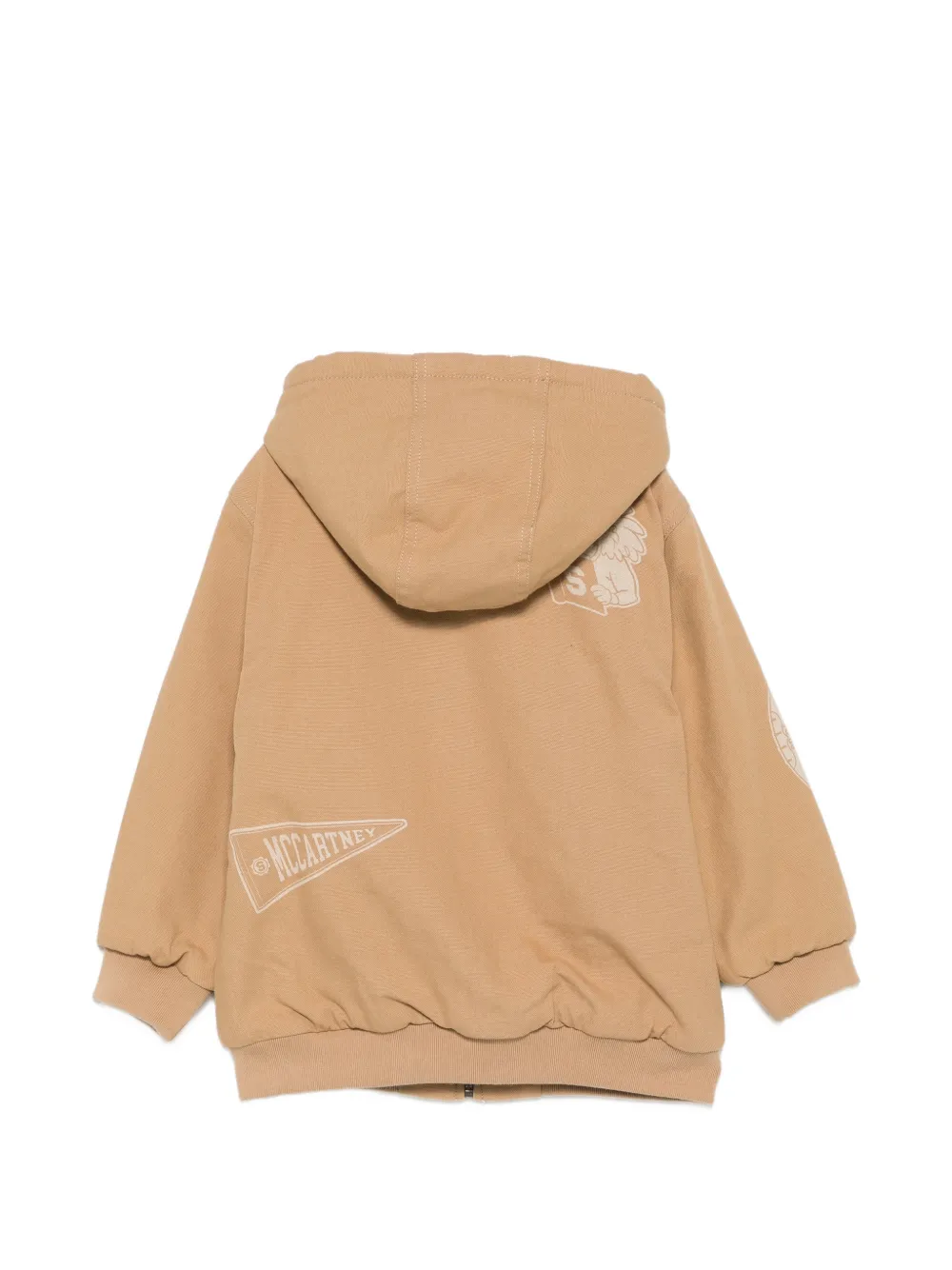 Stella McCartney Kids Jack met capuchon Beige