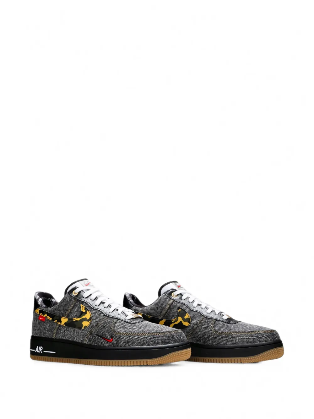 Nike Air Force 1 Low Remix sneakers Zwart