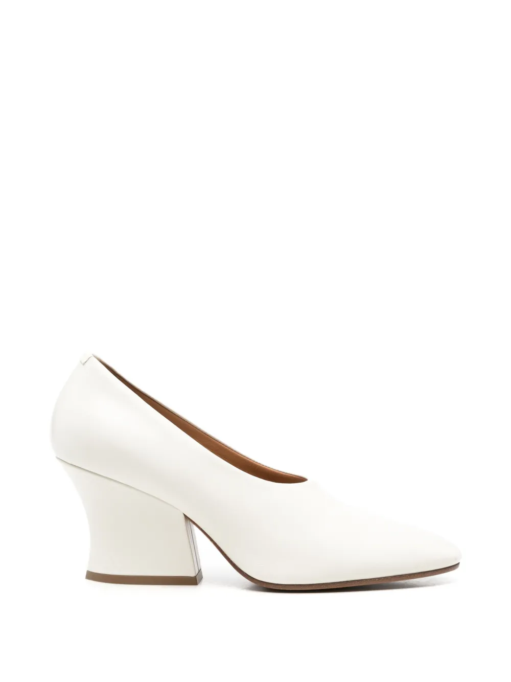 Pre-owned Jil Sander Almond-toe Pumps In Neutrals