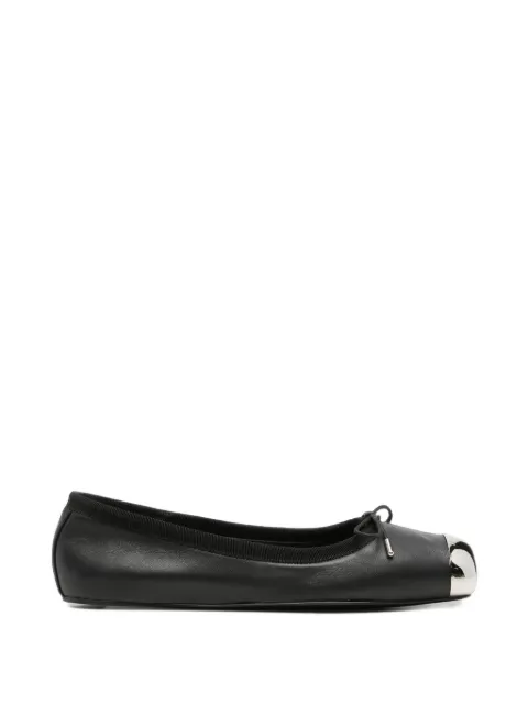 Alexander McQueen Pre-Owned bow-detail ballet flats